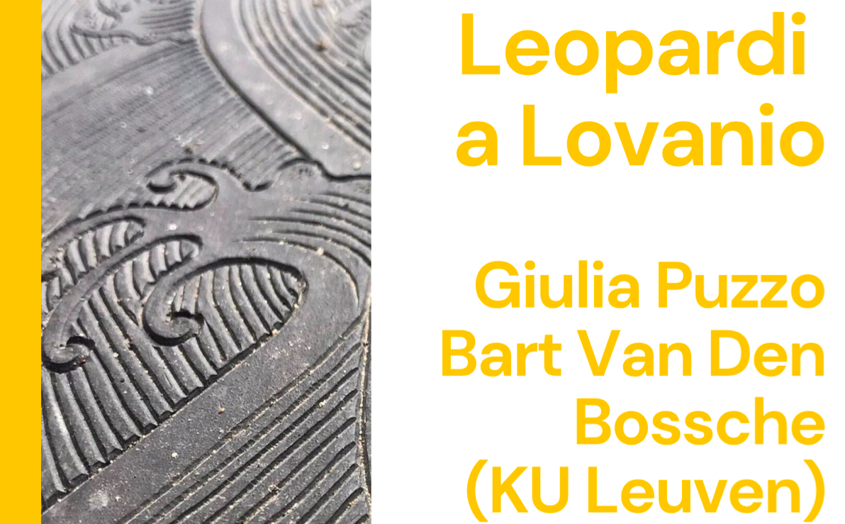 Seminario "Leopardi a Lovanio"